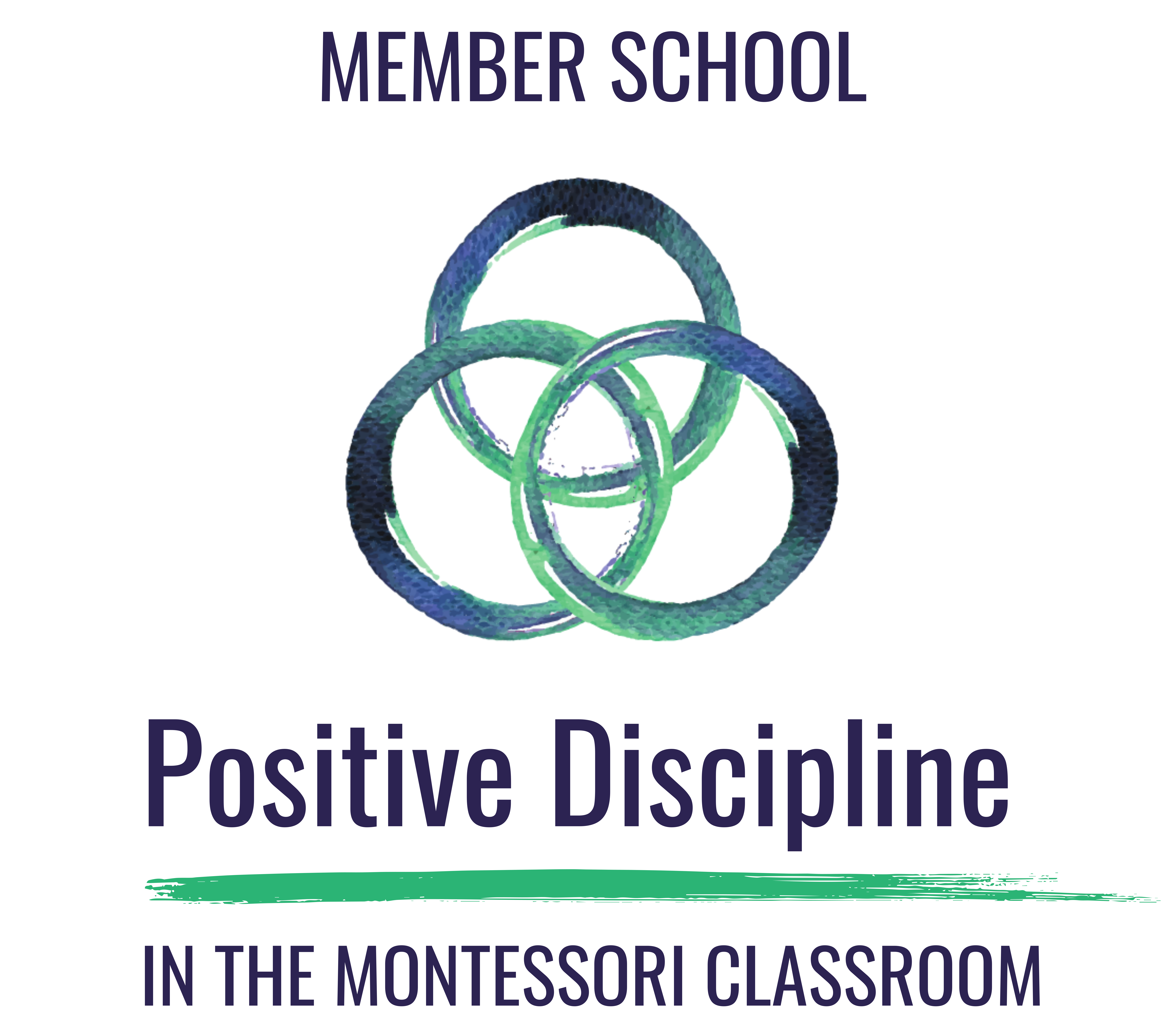 Logotipo de la Positive Discipline Association, organización dedicada a promover la disciplina positiva en la educación y la crianza.